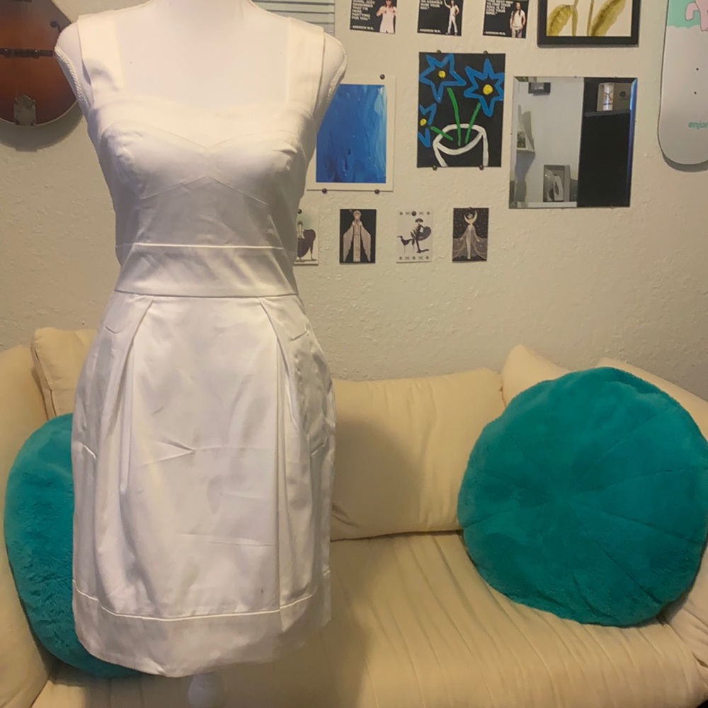 White Pocket Dress